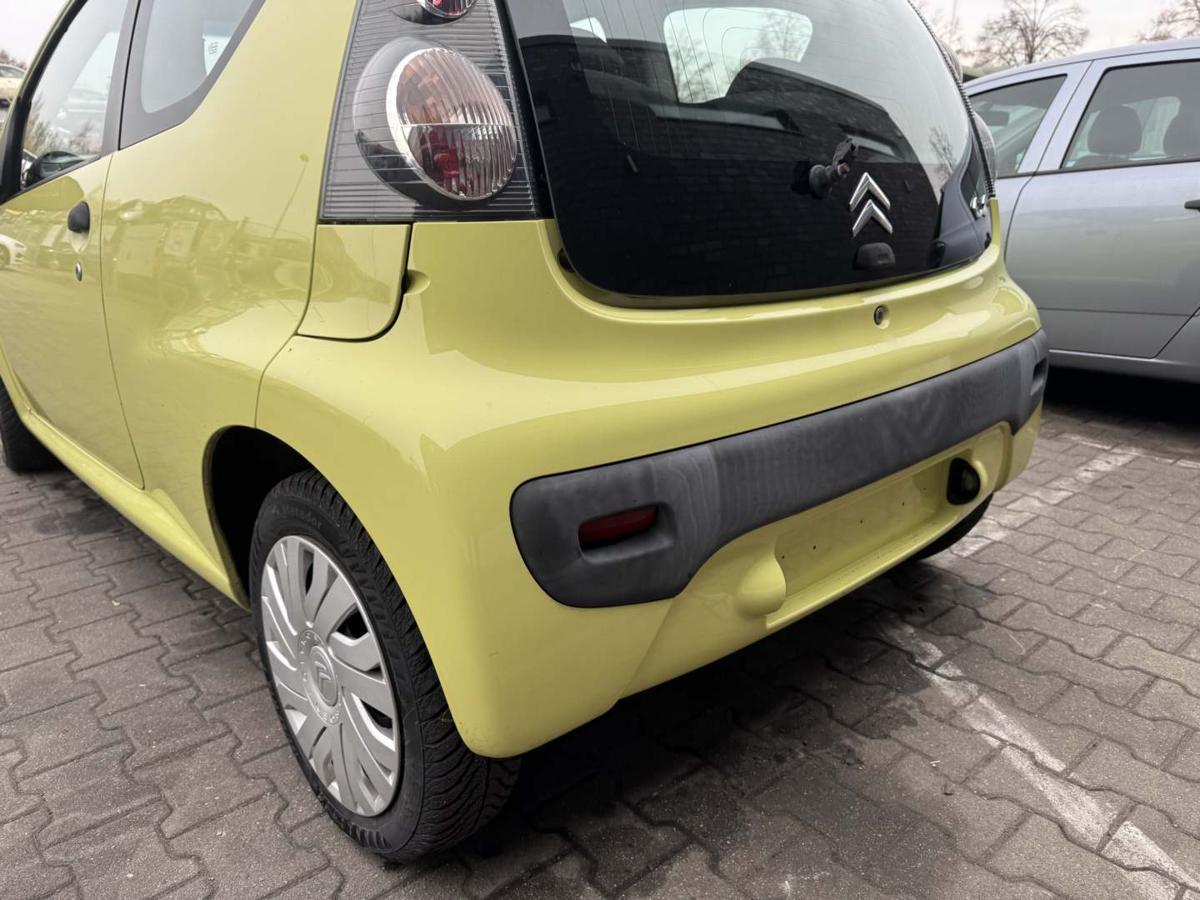 Citroen C1 original Sto&szlig;stange Stossf&auml;nger hinten KBN Gelb Bj.2007